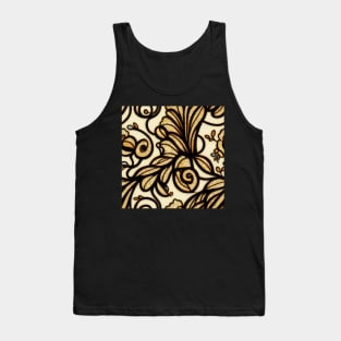 Rococo floral pattern, model 10 Tank Top